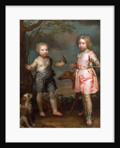 Lord John Hay and Charles, Master of Yester (later 3rd Marquis of Tweeddale), Gilbert Soest, ca. 1600-1681 by Gilbert Soest