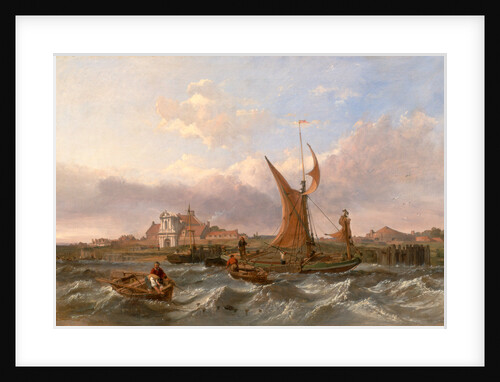 Tilbury Fort--Wind Against the Tide by Clarkson Stanfield