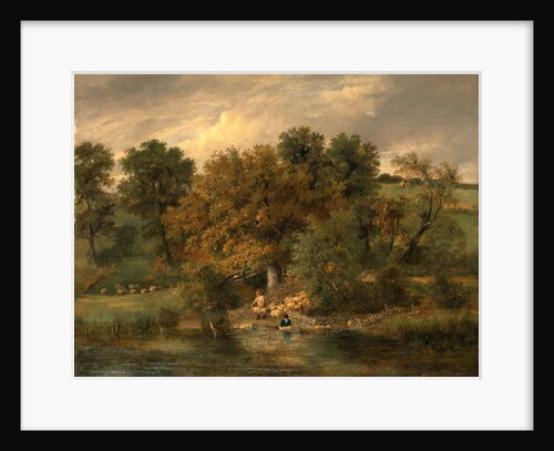 Sheep Washing at Postwick Grove, Norwich by James Stark