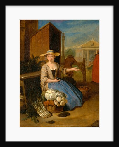 Vegetable Seller, Covent Garden, London by Pieter Angillis
