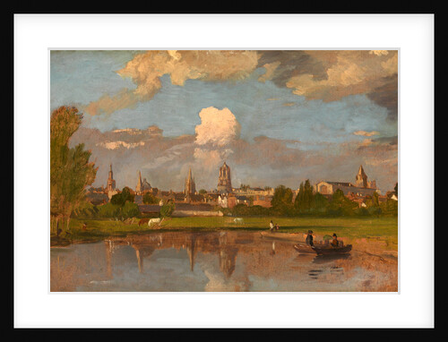 Oxford from the River with Christ Church in the Foreground View of Oxford by William Turner of Oxford