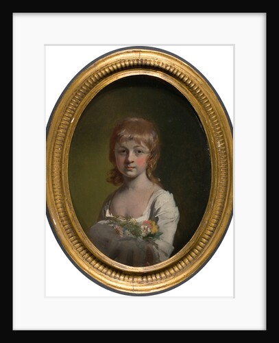 Girl with a Bouquet of Flowers by Henry Walton
