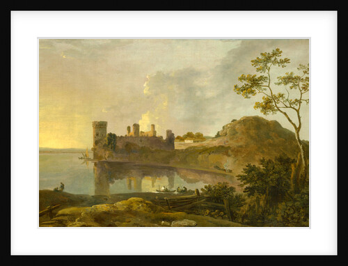 A Summer Evening (Caernarfon Castle) Summer Evening (Caernarvon Castle) A Summer Evening, with an Imaginary View of Caernarvon Castle Conway Castle by Richard Wilson