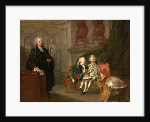 Prince George and Prince Edward Augustus, Sons of Frederick, Prince of Wales, with Their Tutor Dr. Francis Ayscough by Richard Wilson