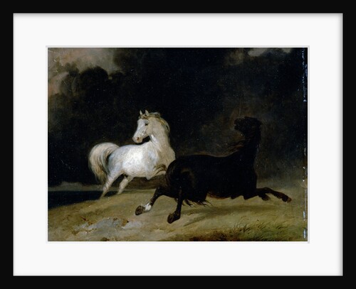 Horses in a Thunderstorm by Thomas Woodward