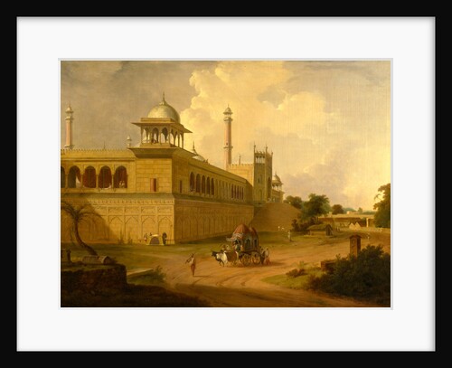 Jami Masjid, Delhi India by Thomas Daniell