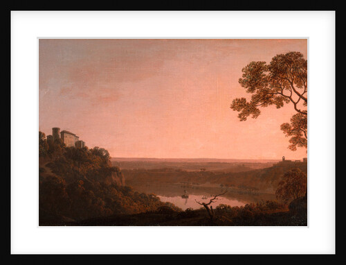 Lake Nemi by Joseph Wright of Derby