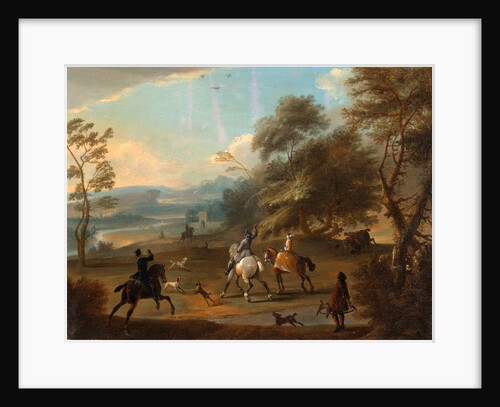 A Hawking Party, Jan Wyck, ca. 1645-1700 by Jan Wyck