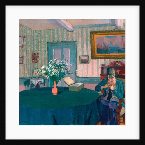 Sylvia Darning by Harold Gilman