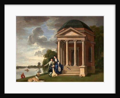 David Garrick and his wife by his Temple to Shakespeare, Hampton Mr and Mrs Garrick by the Shakespeare Temple at Hampton by Johan Joseph Zoffany