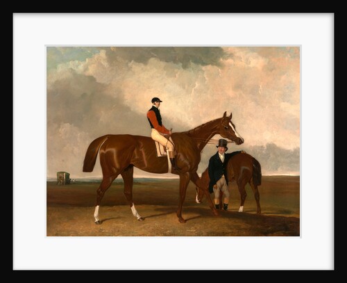 Elis at Doncaster, Ridden by John Day, with his Van in the Background by Abraham Cooper