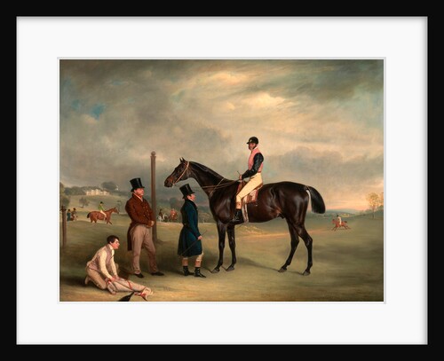 Euxton, with John White Up, at Heaton Park Buxton with John White by John Ferneley