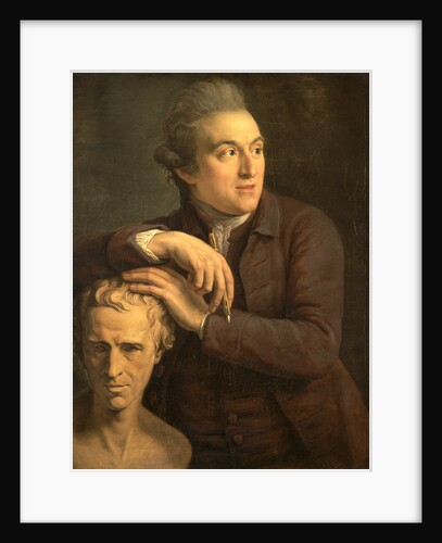 Joseph Nollekens with His Bust of Laurence Sterne by John Francis Rigaud