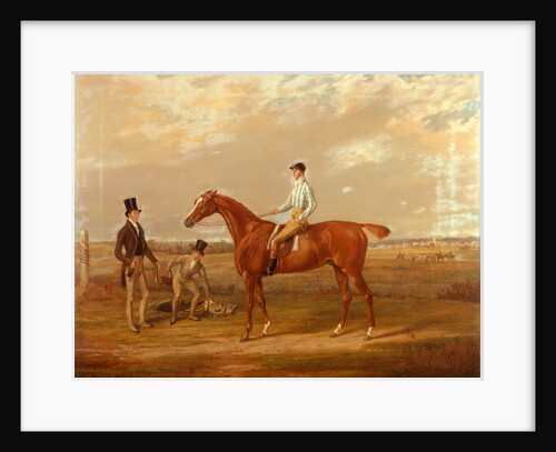 Euphrates 'Euphrates' with Thomas Whitehurst up, and his trainer, Mr. W. Dilly by William Webb