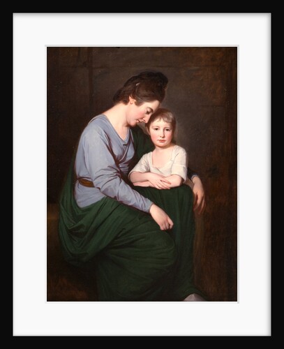 Ann Wilson with Her Daughter, Sybil Portrait of Mrs. George Wilson and her Daughter by George Romney