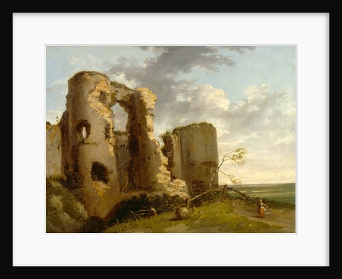 West Gate of Pevensey Castle, Sussex by John Hamilton Mortimer