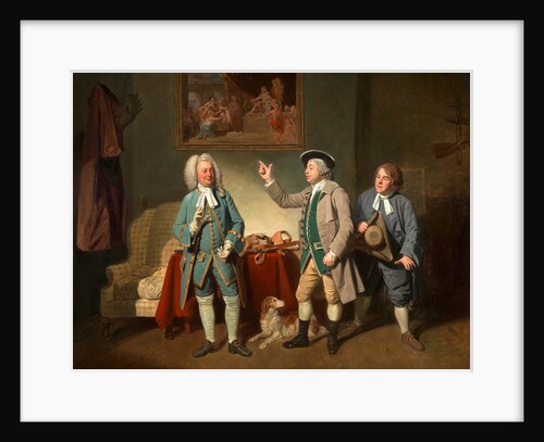 Edward Shuter, John Beard, and John Dunstall in Isaac Bickerton's 'Love in a Village' by Johan Joseph Zoffany