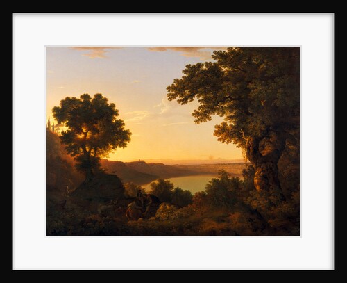 Lake Albano, Italy by Thomas Jones