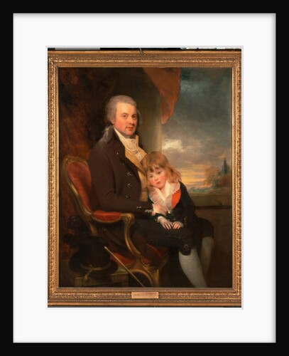 Edward George Lind and His Son, Montague by Sir William Beechey