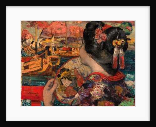 The Balcony, Yokohama by Edward Atkinson Hornel