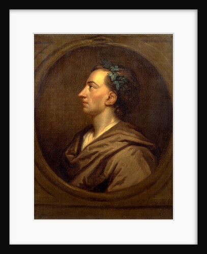 Alexander Pope Profile, Crowned with Ivy by Studio of Sir Godfrey Kneller