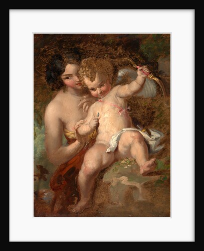 Cupid Armed Venus and Cupid by William Hilton