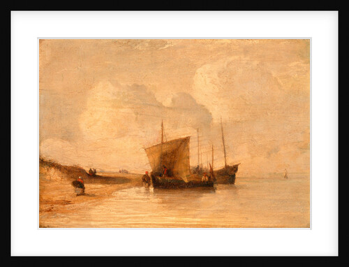 Normandy Coast, France by Richard Parkes Bonington