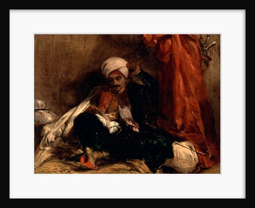 Seated Turk A Turk Enjoying a Siesta by Richard Parkes Bonington
