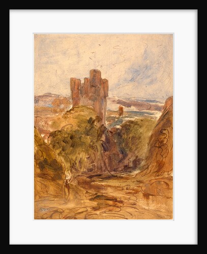 Tantallon Castle (?), a study by Anonymous
