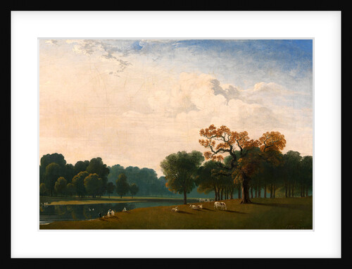 Kensington Gardens London A view of the serpentine by John Martin