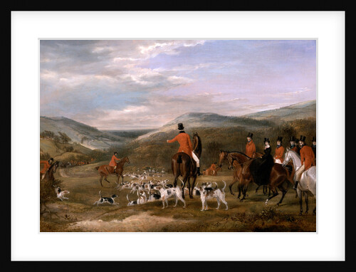 The Berkeley Hunt, 1842: The Meet by Calcraft Turner