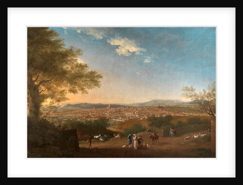 A Panoramic View of Florence from Bellosguardo Italy Firenze by Thomas Patch