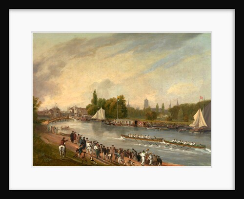 A Boat Race on the River Isis, Oxford by John Whessell