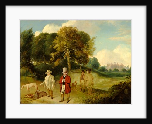 J.M.W. Turner and Walter Fawkes at Farnley Hall by R. Wildman