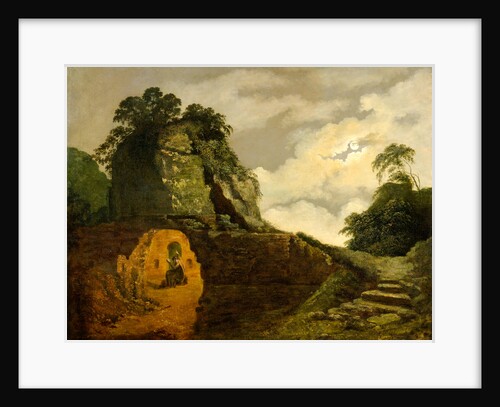 Virgil's Tomb by Moonlight, with Silius Italicus Virgil's Tomb by Moonlight by Joseph Wright of Derby