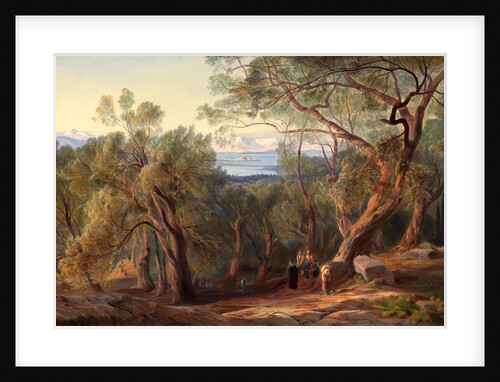 Corfu from Santa Decca by Edward Lear