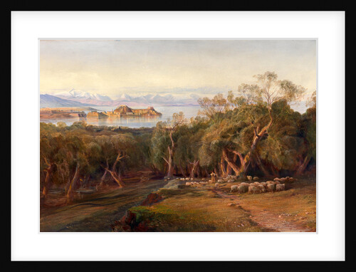Corfu from Ascension by Edward Lear