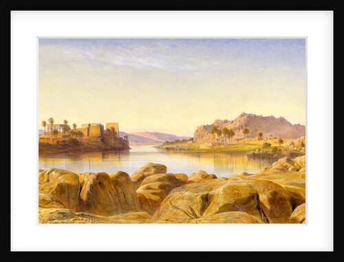Philae, Egypt by Edward Lear