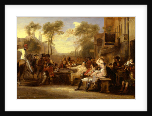 Chelsea Pensioners Receiving the Gazette Announcing the Battle of Waterloo by Sir David Wilkie