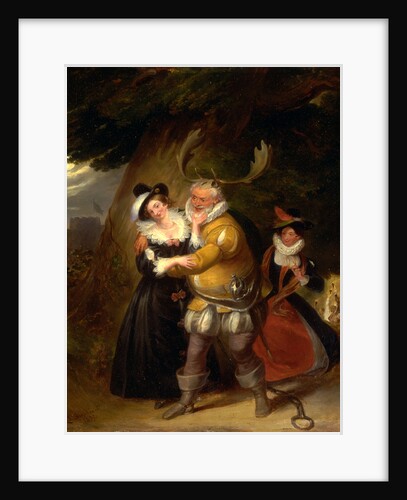 Falstaff at Herne's Oak by James Stephanoff