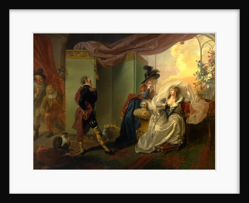 Olivia, Maria and Malvolio by Johann Heinrich Ramberg