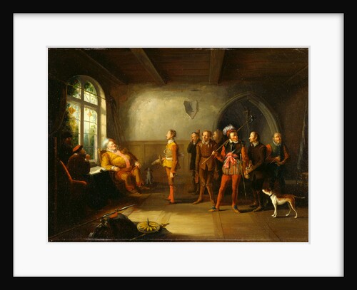 Falstaff and the recruits by John Cawse