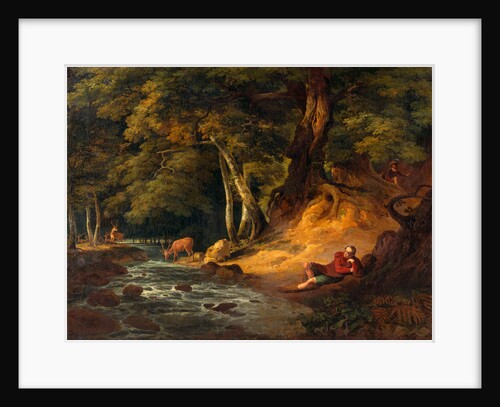 Jacques and the Wounded Stag by William Hodges