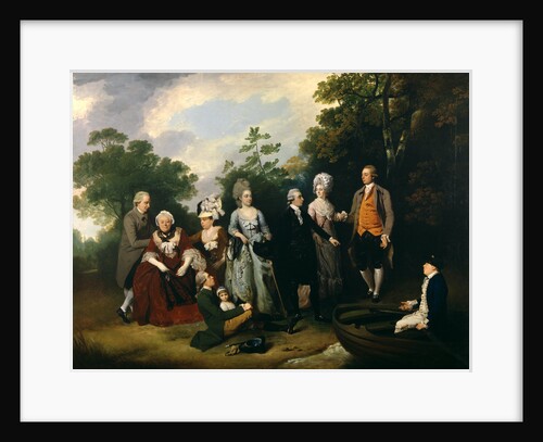 The Oliver and Ward Families by Francis Wheatley
