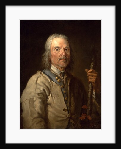 Man holding a staff Old Man with Staff by Thomas Barker