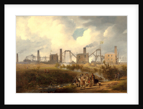 A View of Murton Colliery near Seaham, County Durham by John Wilson Carmichael