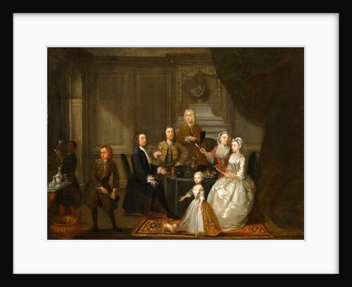 Group portrait, probably of the Raikes family by Gawen Hamilton