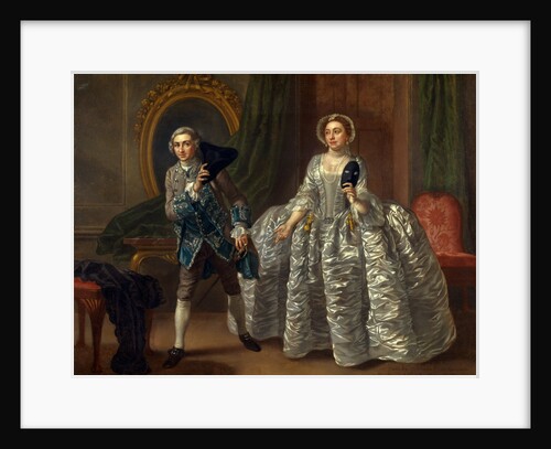 David Garrick and Mrs. Pritchard in Benjamin Hoadley's The Suspicious Husband by Francis Hayman