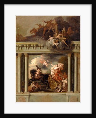 The Rape of Proserpine, design for the staircase of Devonshire House, London by Louis Laguerre