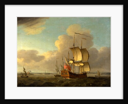 Shipping in the Thames Estuary, Thomas Mellish, ca.1748-1782 by Thomas Mellish